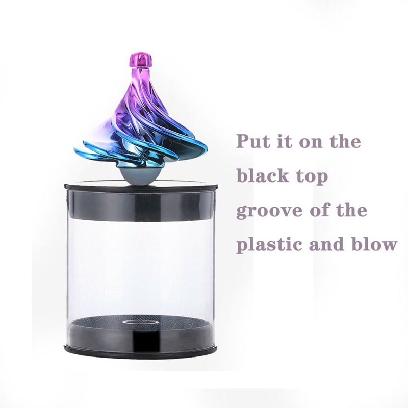 

Original WinSpin Wind Fidget Spinner Spinning Top Aerodynamic Gyro Hand Toy Gyroscope Air Blown Spin Stress Reliever Turn Rotating Toys Pneu