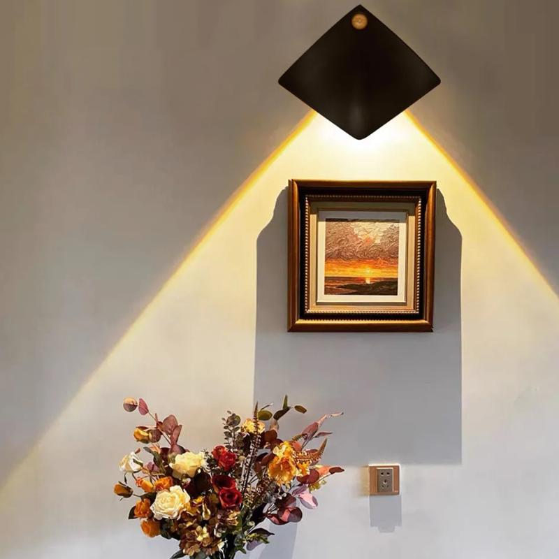 

Night Lights LED Bedside Lamp Induction Cabinet Closet Bed Under Light Intelligent Perception Stairs