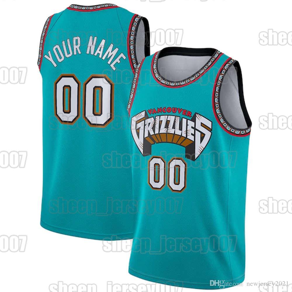 

Custom Jonas 17 Valanciunas Memphis Grizzlies Basketball Zach 50 Randolph Vince 15 Carter Suture Ja 12 Morant Basketball Jerseys, Black;red