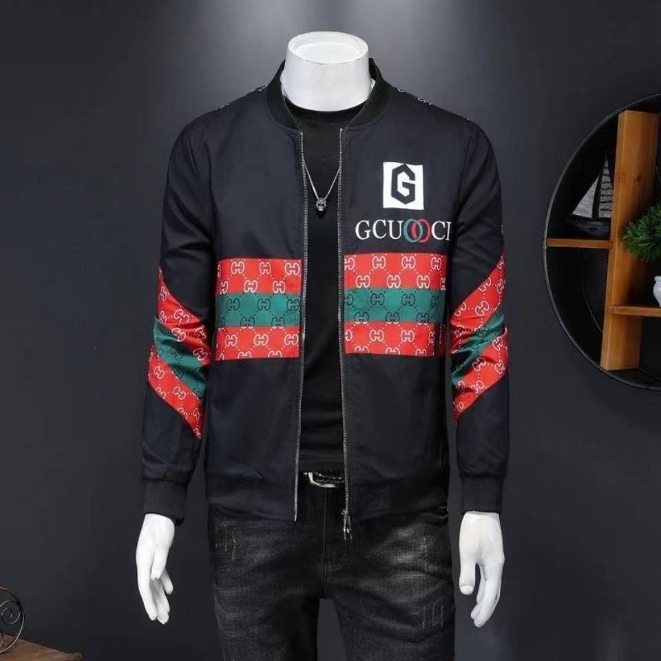 

2021 Spring Autumn New Fashion Handsome And Versatile Jacket Trend Coat Men Baseball Uniform Letter Printing Hip Hop Streetwear