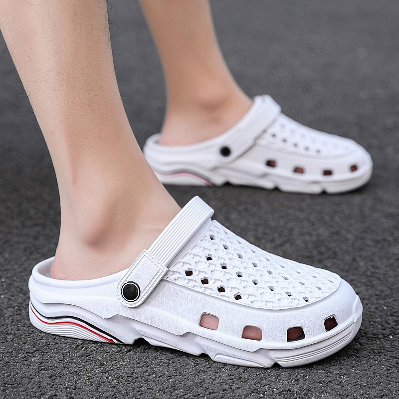 

top selling men womens sport trainer size hole sandals shoes trend casual summer 2021 beach dual-use outdoor men's Baotou sandal and slippers code: 28LL-189, 65904
