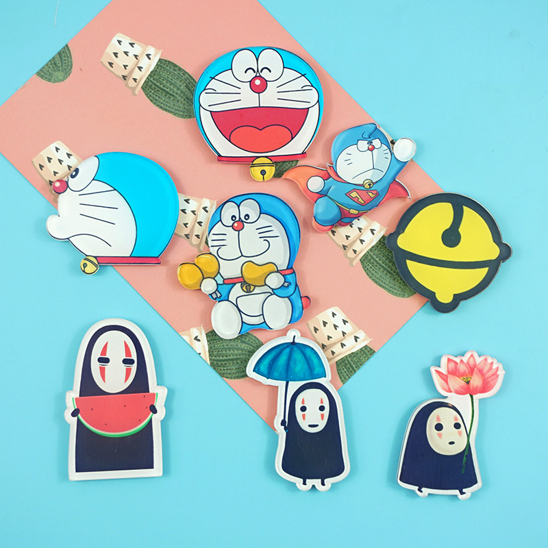 

Refridgerator Magnets Cartoon home Anime Message Sticker Doraemon Cute Creative Magnetic Stickers
