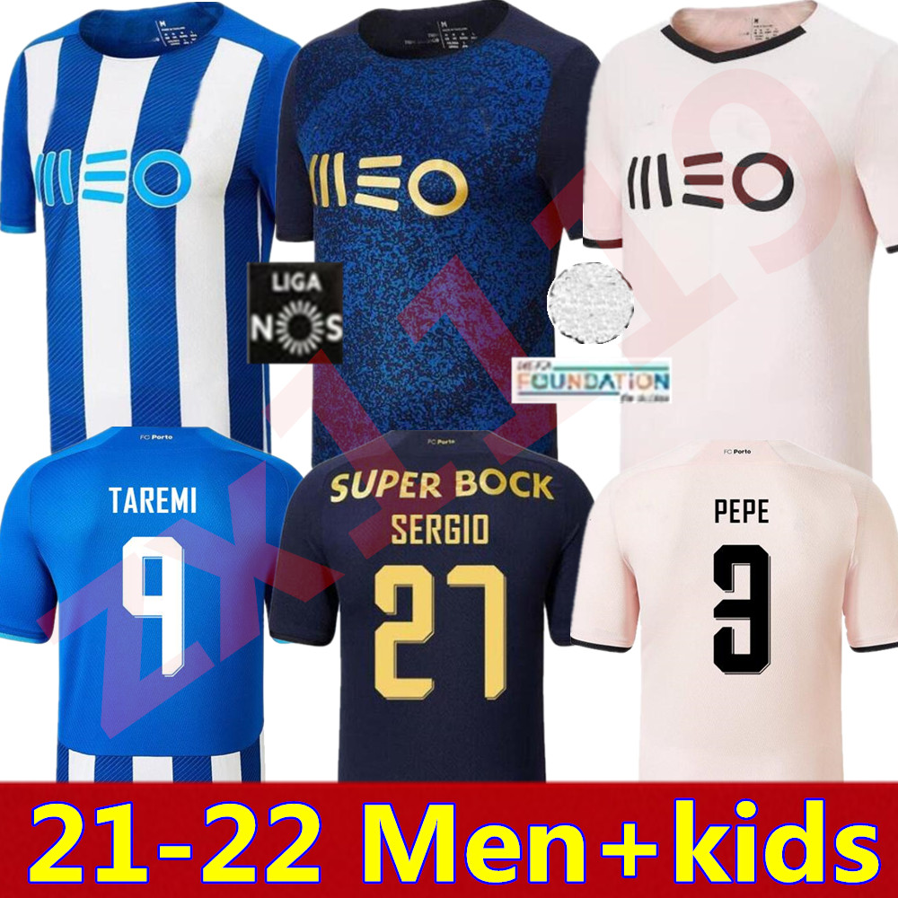 

21 22 FC Porto soccer jerseys 2021 2022 Home away 3rd PEPE LUIS DÍAZ MATHEUS MEHDI Maillots De Foot Shirt MAREGA OTÁVIO SÉRGIO Men kids kit football uniforms, Adult home+patch