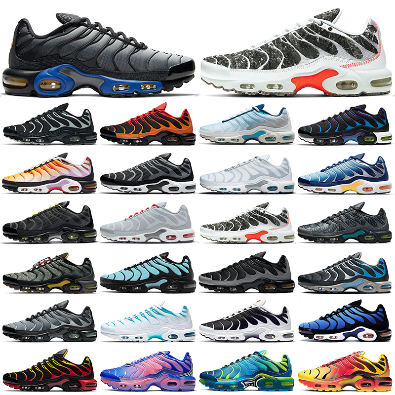 

cheaper tn plus running shoes men women Digital Camo Spider Web Batman Hyper Psychic Blue Laser Orange Gradient tns mens womens sneakers outdoor sports trainers, 40-46 pimento