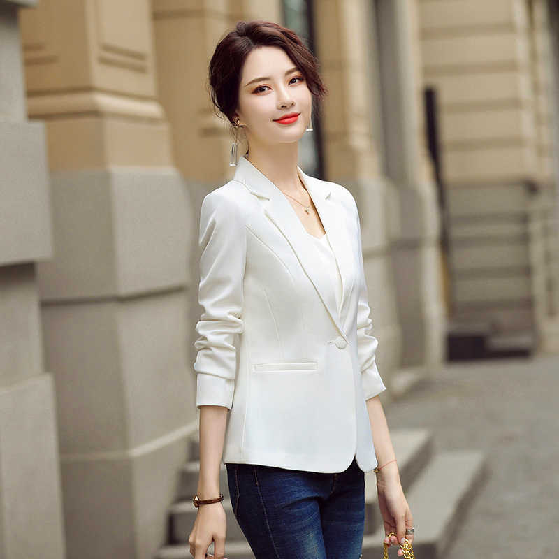 

Women's professional office jacket autumn women's casual high-quality ladies blazer Fashion suit interview Female 210527