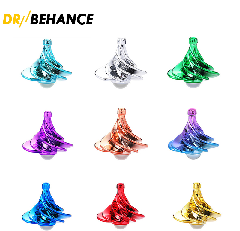 

New Children's toy colorful wind-driven top winspin tik tok the same aerodynamic creative decompression artifact fingertip tops