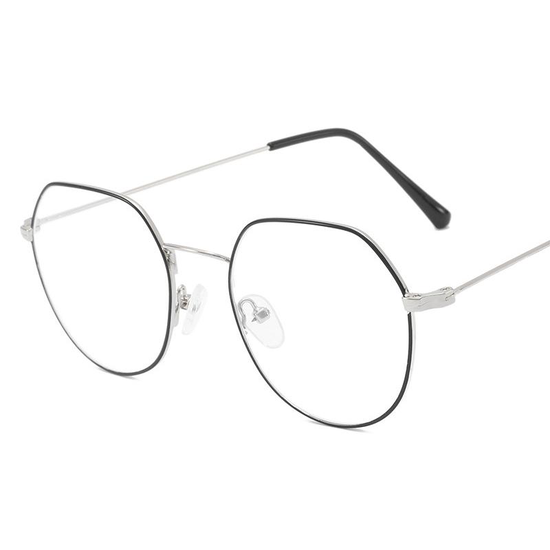 

Fashion Sunglasses Frames Retro Irregular Metal Blue Light Glasses Clear Prescription Computer Eye For Women Mens Eyewear Oculos