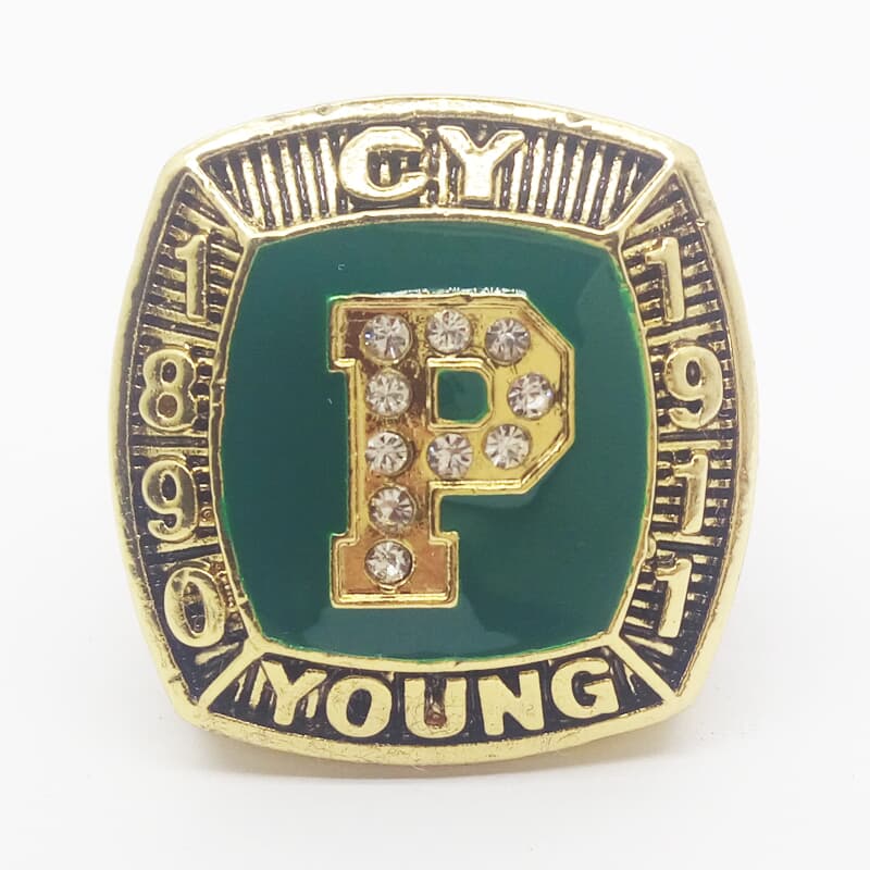 

1890, 1911 cy young world championship honor ring commemorative collection can be customized accessories, Silver