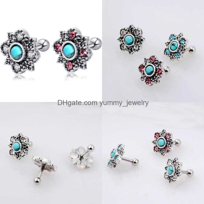 

Plugs Tunnels Fashion Body Piercing Jewelry Yummyjewelry Selling Stainless Steel But Sensitive Wholesale Fine Stars Ladies Earrings jllLiE