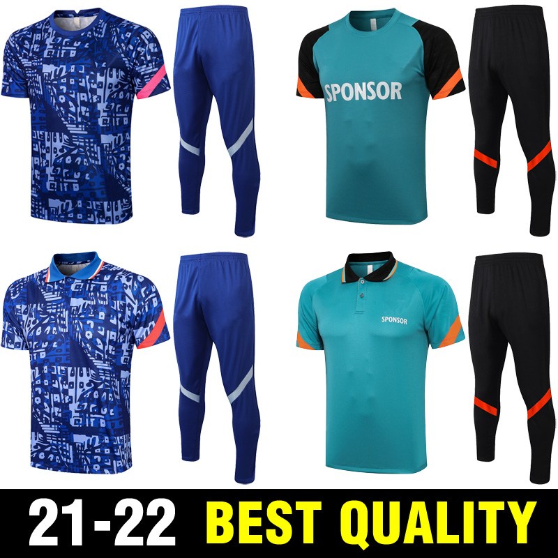 

2021 2022 WERNER HAVERTZ soccer jerseys CHILWELL ZIYECH Short sleeve polo shirt tracksuit 21 22 PULISIC KANTE MOUNT football kit training suit, Black
