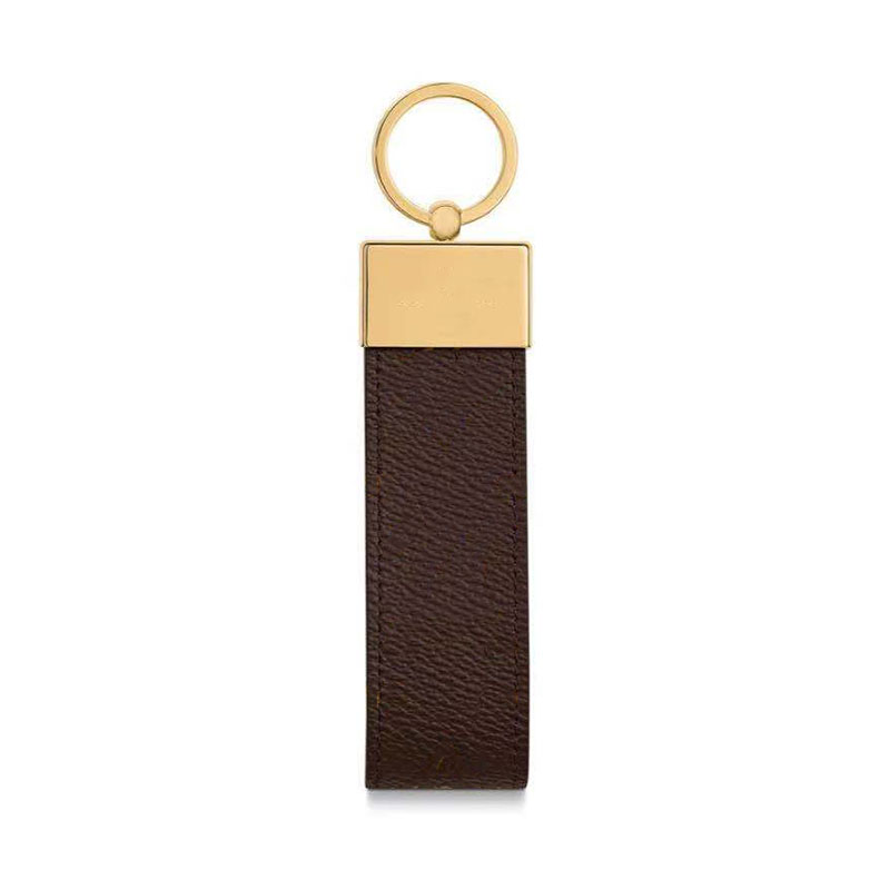 

Designer luxury Keychain Car Handmade Leather Men Women Bags Pendant Accessories 4 Color with box dust bag