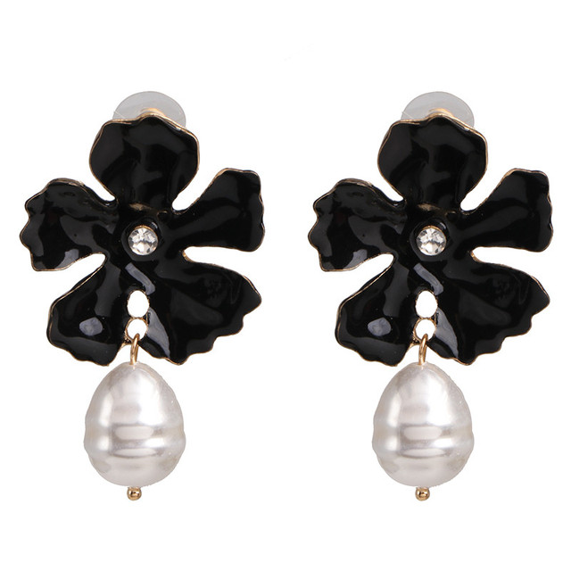 

Cute Flower Drop Earrings For Women Girl Korean Style Big Sweet Dangle Earring Female Brinco Summer Jewelry Gift