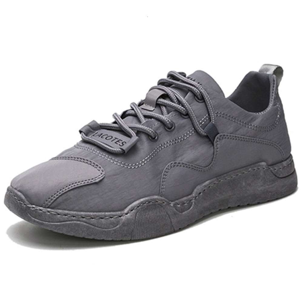 

shoes Casual 2021 Men's new ice silk breathable board lace up men's casual soft sole versatile sports fashionable YC21 M0MU, Black