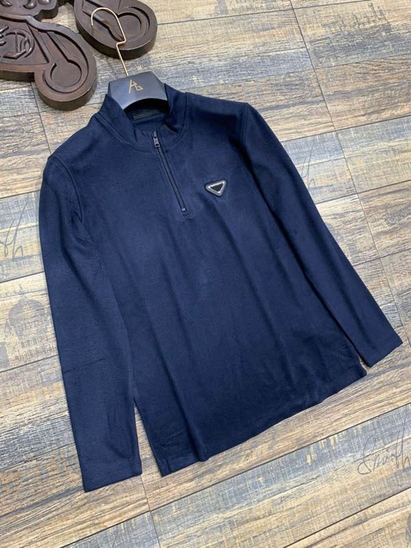 

2021 Winter Men's T-shirt Long Sleeve Casual Intimate Thermal Underwear Triangle Logo, Green