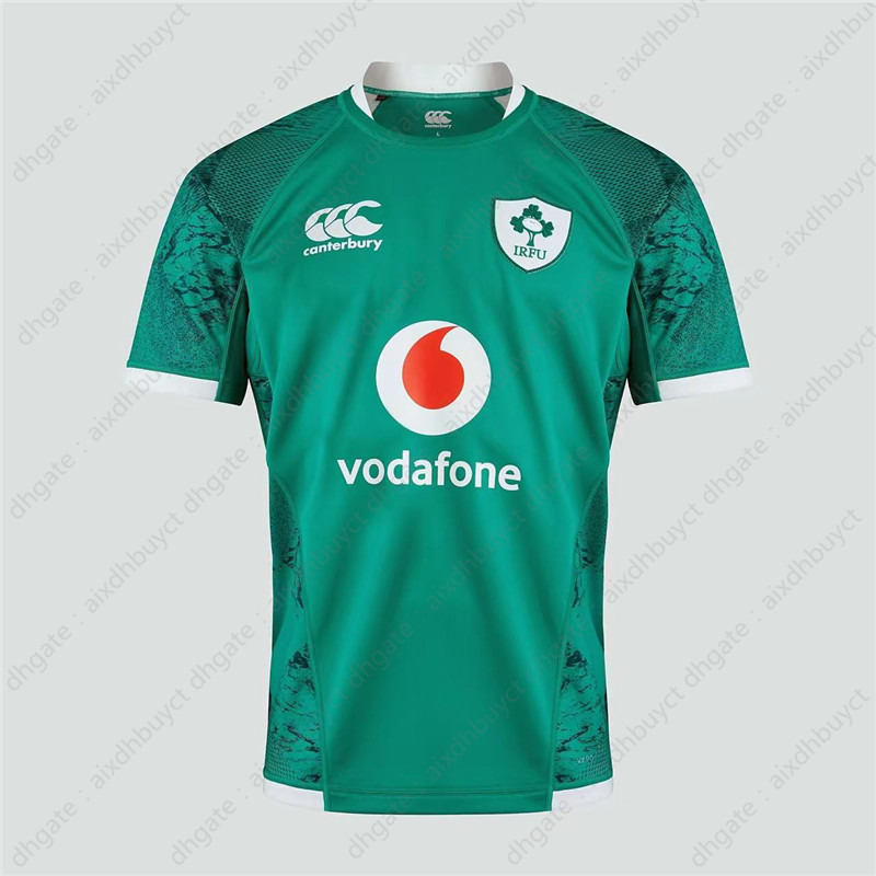 

V5j4 2021-2022 Green Ireland Rugby Shirt Home and Away Jersey, White;black
