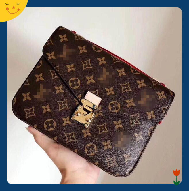 

LV LOUIS Fashion ONTHEGO VITTON Womens Designers Handbags Shoulder Bag Luxurys Purses Luxury Clutch Women Leather Tote Ladies Cross, Red;black