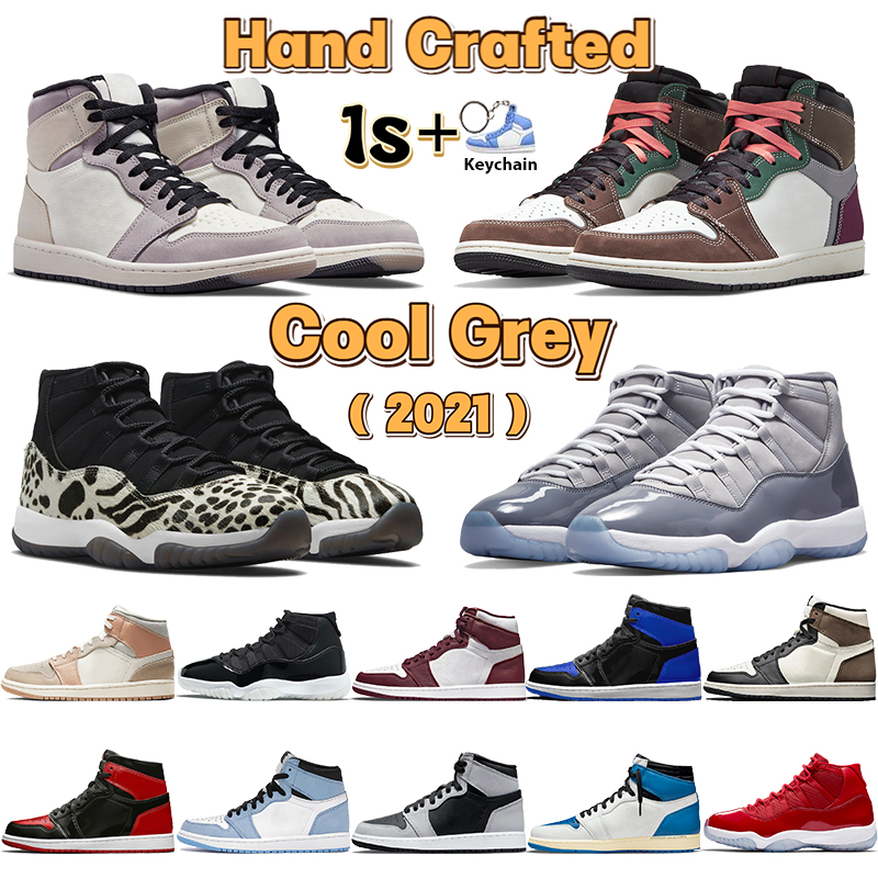 

With Box Cool Grey 11 11s Men Basketball Shoes 1s Sneakers Hand Crafted High Prototype Bordeaux Dark Mocha Gore Tex Light Bone Jubilee Bred Patent Low Trainers, Bubble wrap packaging