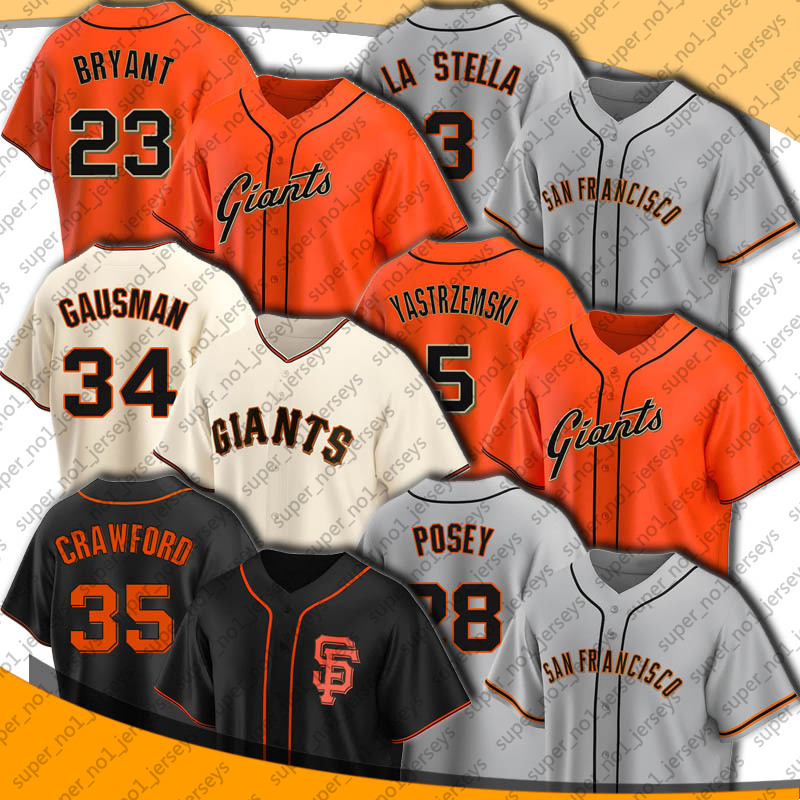 

Giant Buster Posey Brandon Crawford Jersey Kris Bryant Baseball Shirts San Mike Yastrzemski Francisco Kevin Gausman Donovan Solano Alex Dickerson, Custom man jersey (jr)