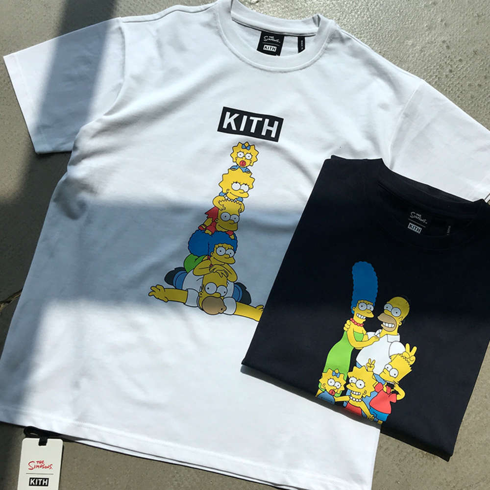 High Quality 2021 Fashion Brand Kith Co Branded Animation Simpsons 