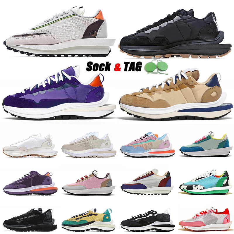 

Nlke Sacais Waffle LDV Pegasus Vaporfly Womens Mens Running Shoes Vaporwaffle Black Nylon White Dark Iris Sesame Blue Void Gum Sail Sports Trainers Sneakers, #b38 36-44 university red