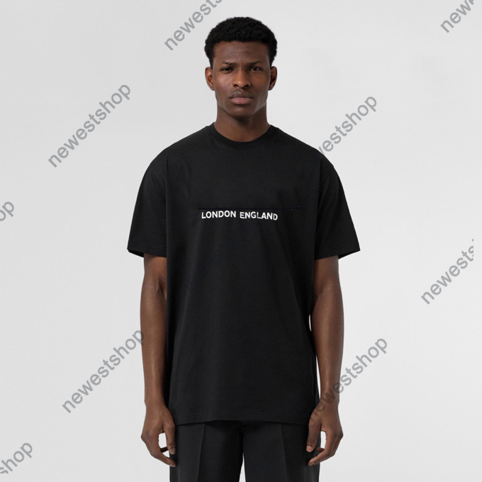 

2021 summer new mens designer luxury t-shirt women t shirt london england classic letter printing casual cotton tshirt tee tops, White;black