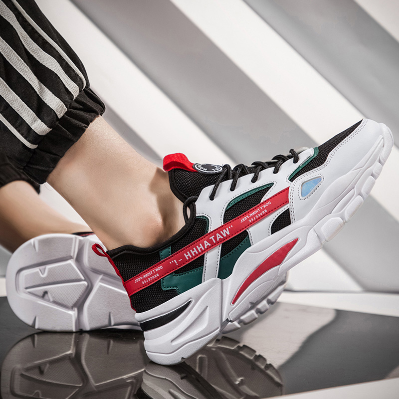 

Women Men Trainers Size Running Shoes Gray Black Blue Red White Sunmmer Thick-Soled Runners Sneakers Code: 02-0895