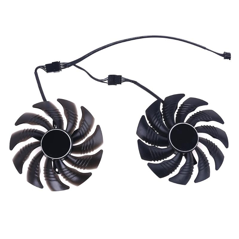 

1/2pcs 88mm T129215SU 4Pin Cooler Fan For Gigabyte GeForce GTX1060 1650 1070 GTX 1050ti 960 RX570 RX470 Graphics Card Fans & Coolings