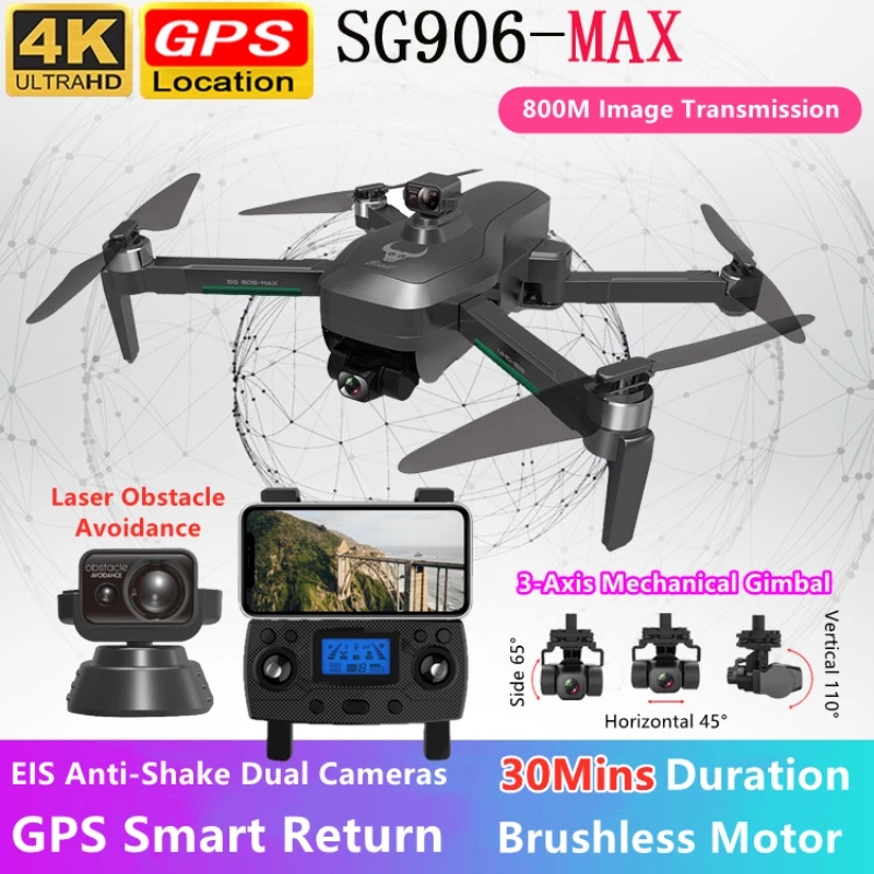 

7.6V 3400mAh Battery/Propeller/USB Line/Arm Motor for SG906 Max RC Drone Parts SG906MAX Main Blades And Other Accessories