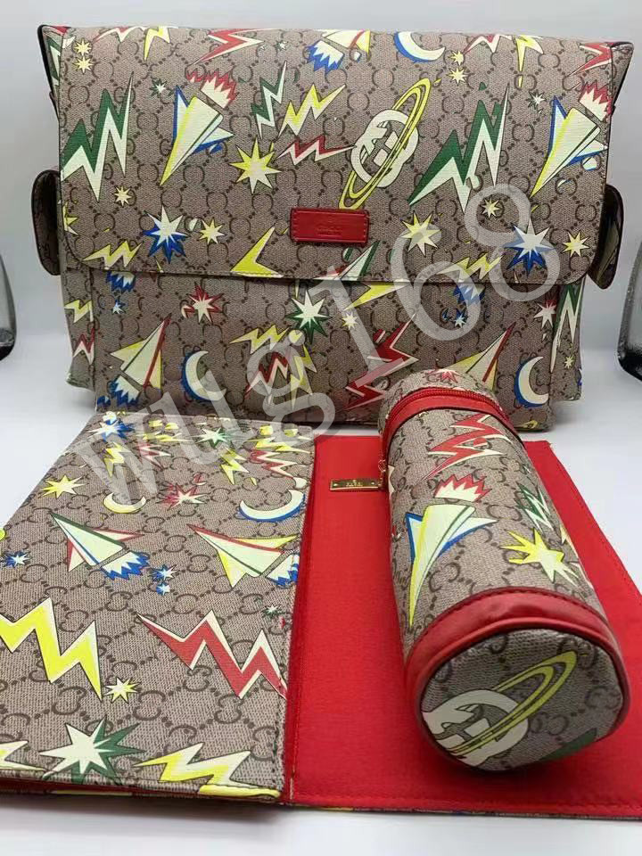 

GU007 Top quality Baby Diaper Bags Mummy Bag Leather Large Capacity Waterproof Nappy Maternity Travel Nursing Handbags