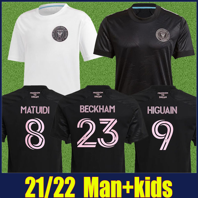 

Inter Miami BECKHAM Soccer Jerseys 2021/22 MATUIDI HIGUAIN football shirts TRAPP PELLEGRINI PIZARRO jersey CARRANZA GIBBS PIREZ MORGAN, 21 22 away kids