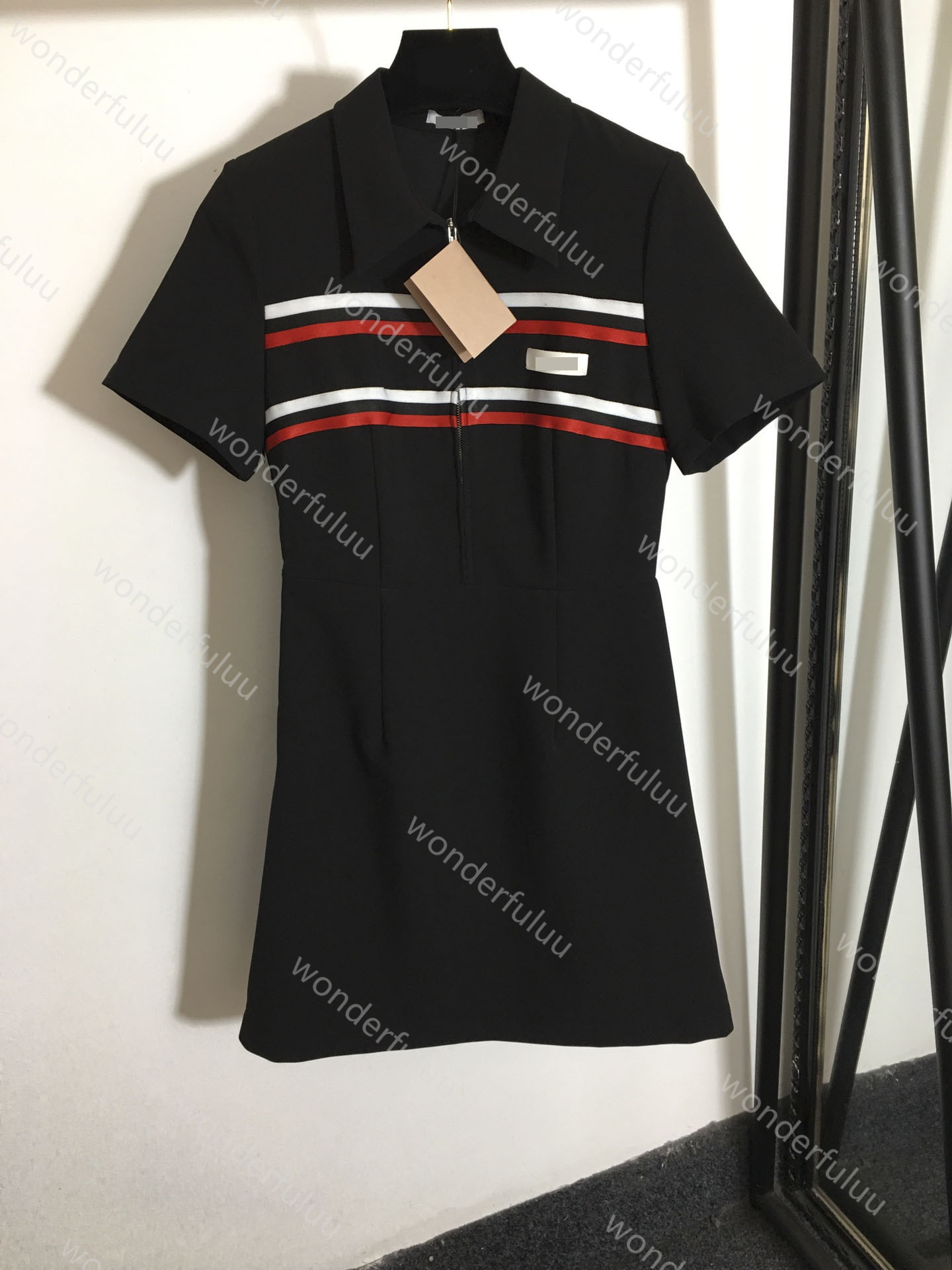 

2021ss womens casual dress Fashion Women Designers Clothes for office skirt Great quality cotton lady prom dresses does not shrink V0PP, White;black