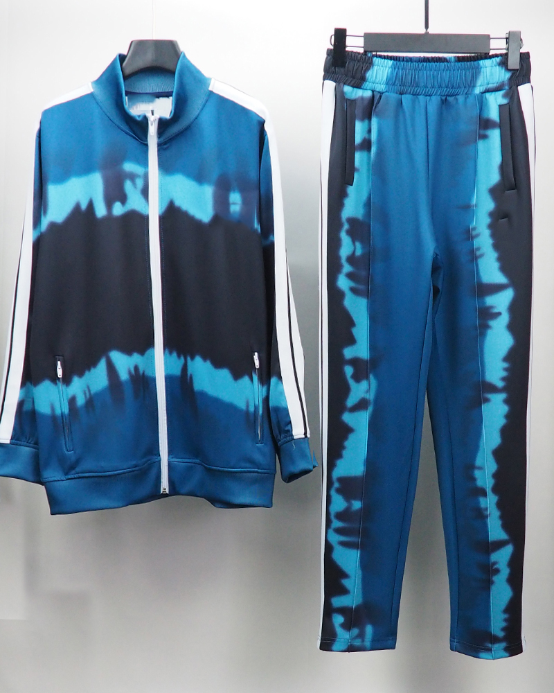 

Men' Tracksuits Suit Women Sets Classic Letter Two-piece Suits Casual Long-sleeved Sports Fashion Sportswear Pants+Clothing 2 Colors Size -XL Autumn Winter, Blue