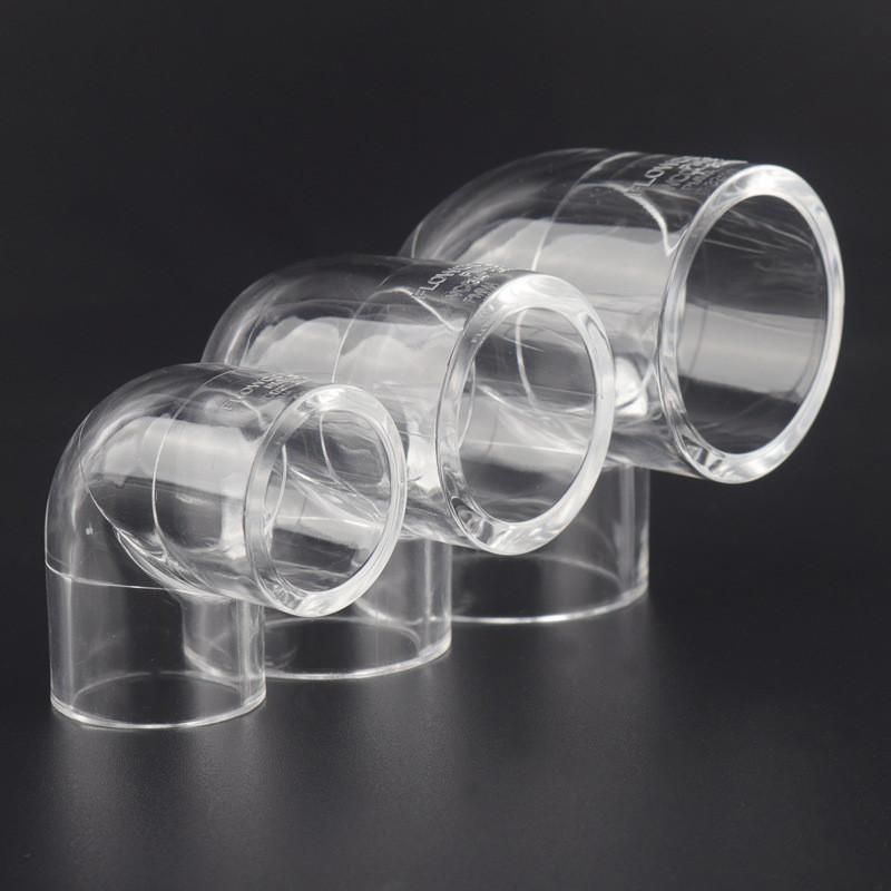 

Watering Equipments 10pcs 90° Acrylic Elbow Connector Transparent Pipe Fittings Aquarium Water Connectors Clear Plexiglass Tube, 20mm acrylic pipe