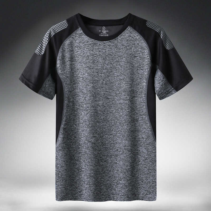 

Quick Dry Sport T Shirt Men'S Short Sleeves Summer Casual Plus Asian Size 5XL 6XL Top Tees GYM Tshirt Clothes 210629, 910303 asian size 5