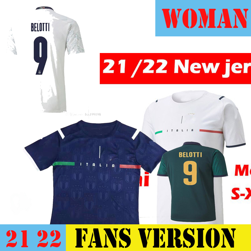 

Woman 2021 AWAY Italia soccer Jerseys BARELLA SENSI INSIGNE 20 21 22 Renaissance CHIELLINI ITALY BERNARDESCHI female football shirts uniforms top, Black;yellow