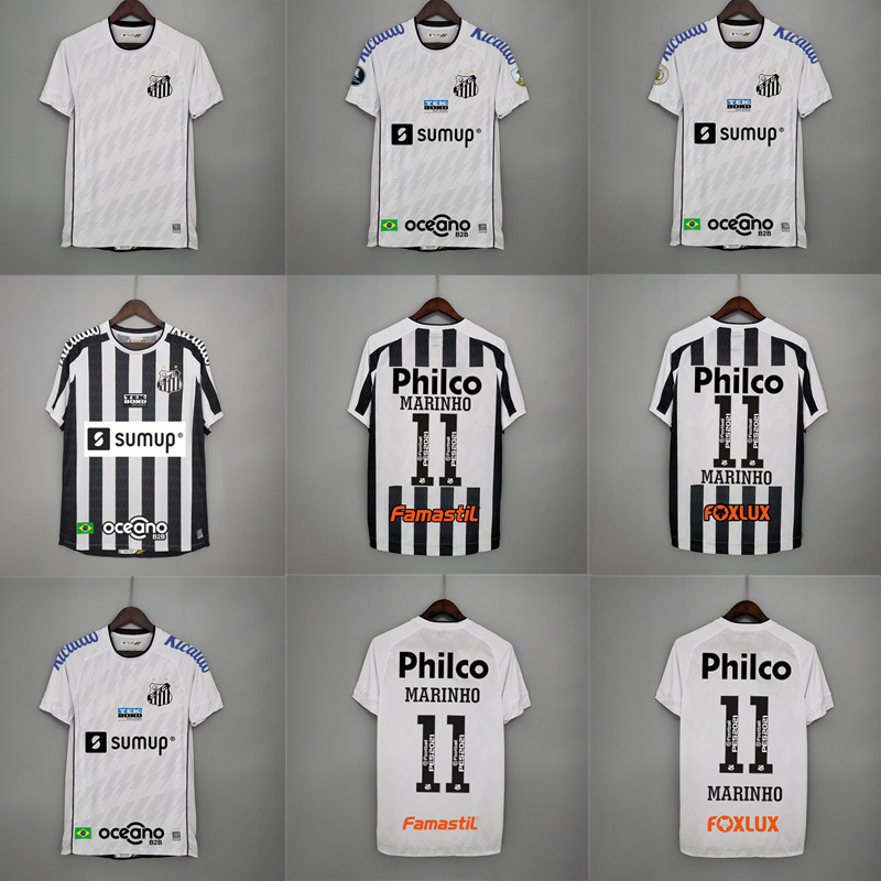 

FC SANTOS Soccer Jerseys AtlÃ©tico 2021 22 PELE RODRYGO KAIO JORGE SOTELDO ALISON F.JONATAN MARINHO football shirt, Black;yellow