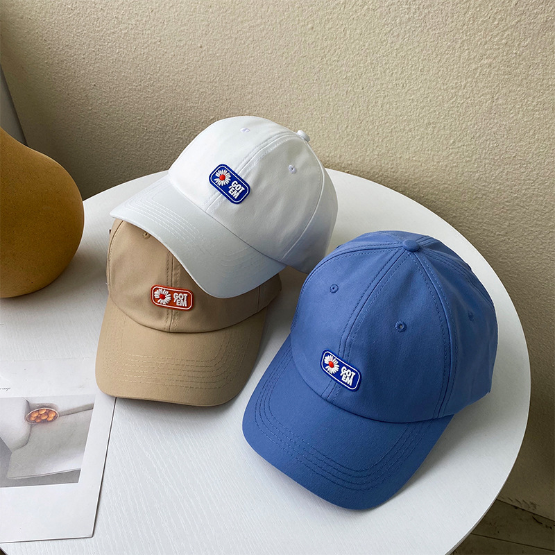 

Little daisy hat: fashion brand summer thin Korean fashion face little cap female baseball cap, Blue