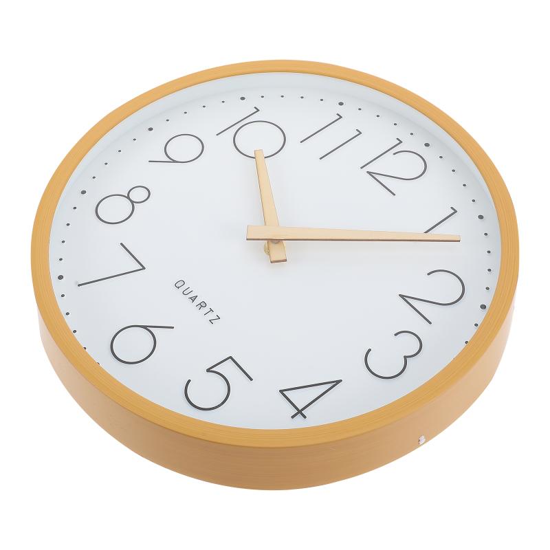 

Wall Clocks 1pc Wooden Clock Hanging Creative Mute Household