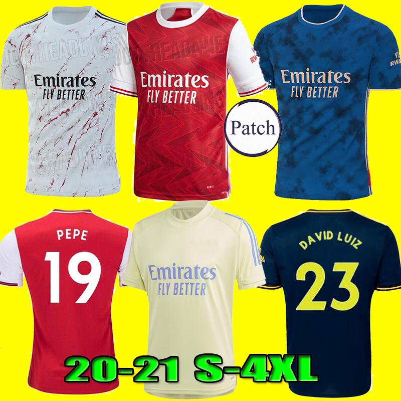 

SIZE S-4XL 20 21 Arsen PEPE NICOLAS soccer jersey CEBALLOS HENRY football shirt 2020 2021 Camiseta de futbol maillot de foot, Black;yellow