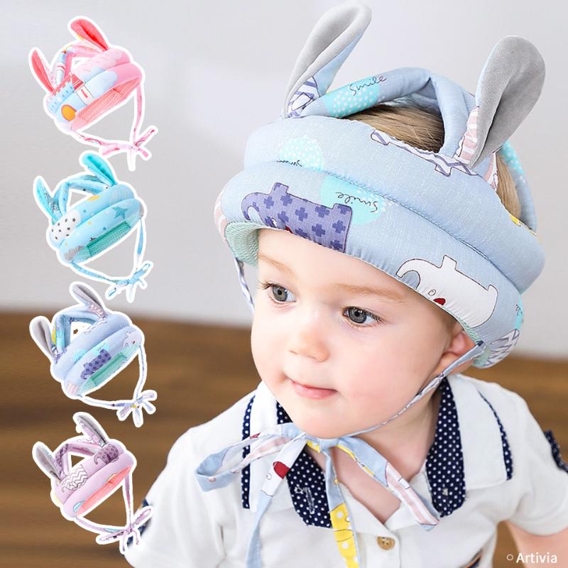 

Caps & Hats Baby Safety Helmet Head Protection Hat Toddler Anti-fall Pad Children Learn To Walk Crash Cap Adjustable Protective Headgear, Yellow