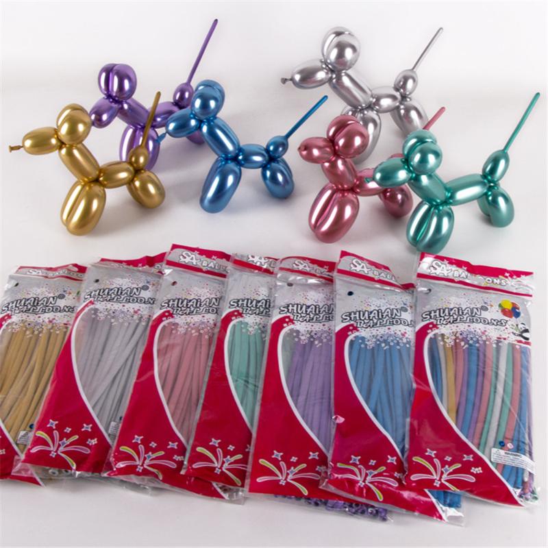 

Party Decoration 260 Chrome Metallic Strip Magic Balloon Birthday Wedding Multicariant Style Wholesale