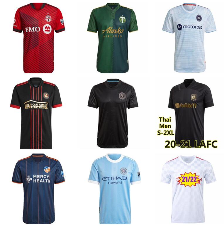 

MLS 2021 2022 LOS ANGELES LA GALAXY inter Miami CF soccer jerseys 21 22 Higuain BECKHAM New York City Atlanta united lafc MONTREAL football, Black;yellow