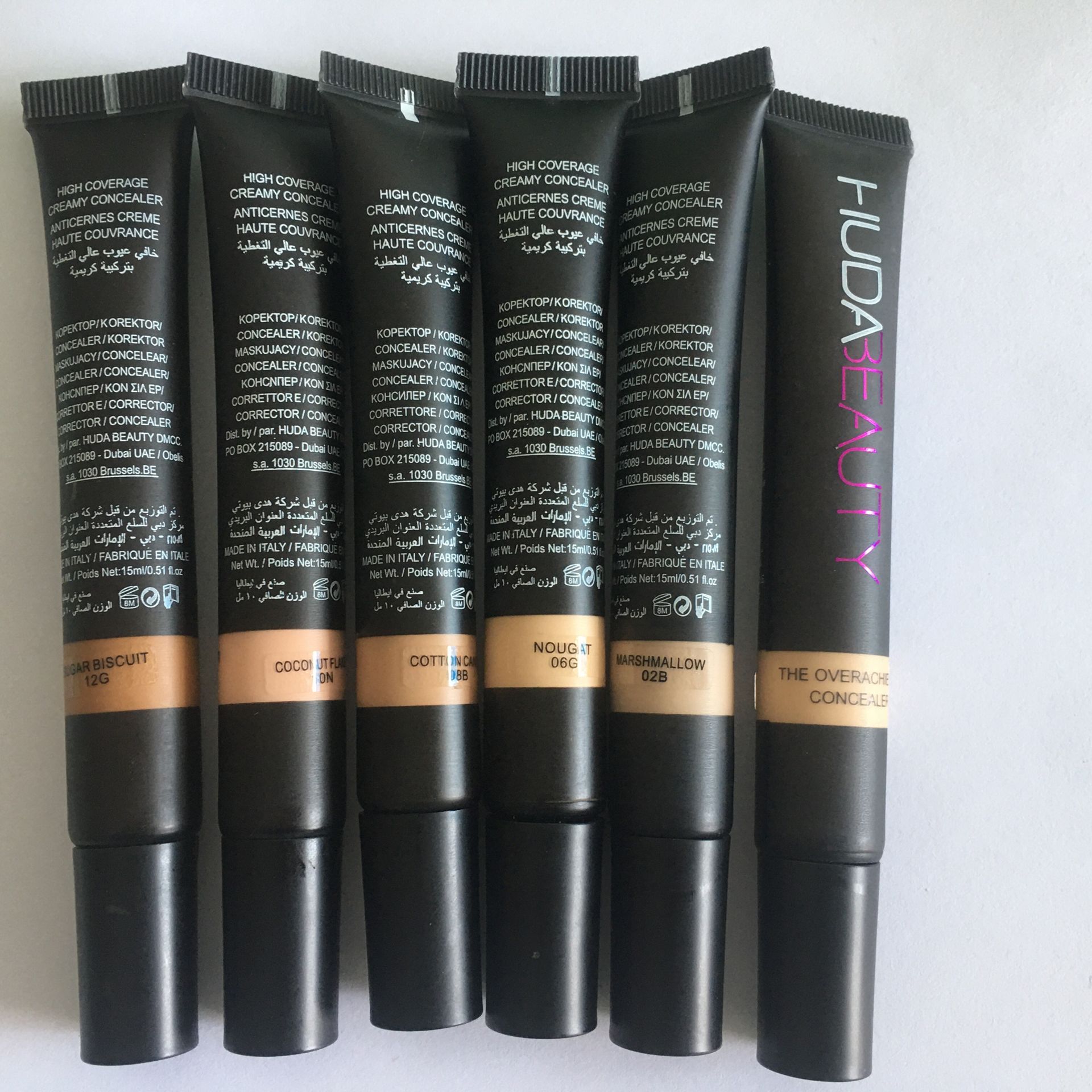 

10ml 5 colors Concealer Foundation Make Up Cover Primer Concealer Base Professional Face Makeup Contour Palette Makeup Base, Mixed color