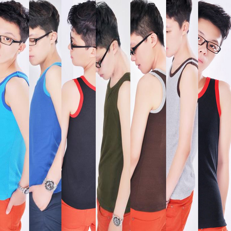 

Wholesale- Les Lesbian Tomboy Chest Binder Undershirt Slim Fit Vest Tops XS-XXL, White;black