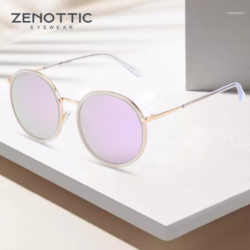 

Sunglasses ZENOTTIC Acetate Round Women Coating Mirror Sun Glasses Driving Shades Anti-glare Goggles UV400 Protection Eyewear1