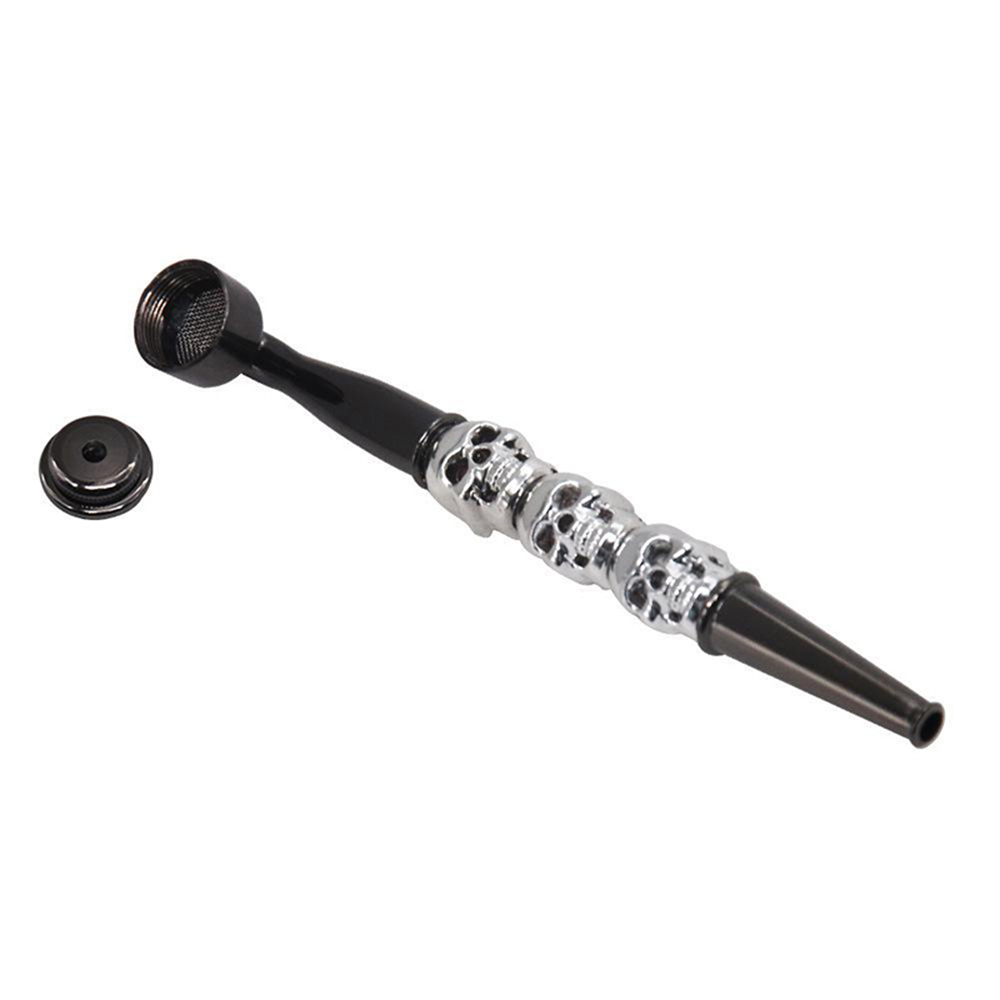 

Fashion design multi colour skeleton removable smoking pipes replaceble and easy cleaning metal pipe tobacco