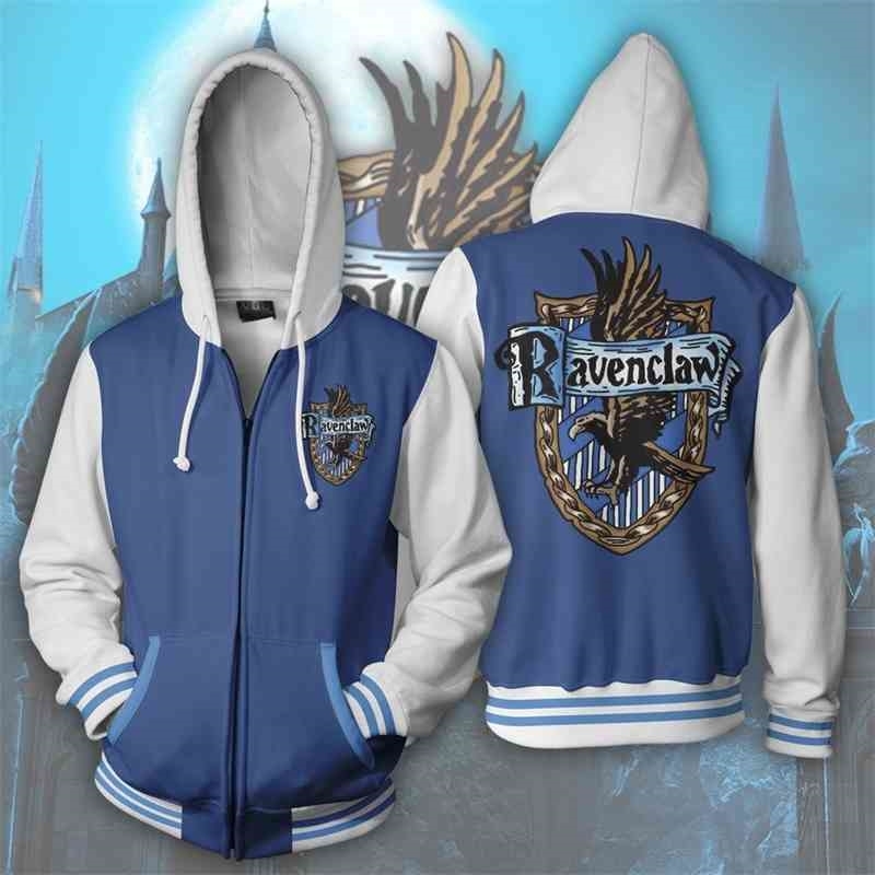 

New Harry Potter series 3D sweater digital printing cardigan Hoodie Cosplay video peripheral, Harry potter 2