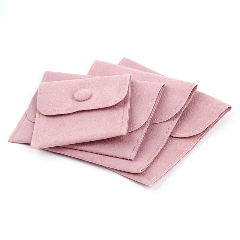 

Jewelry Gift Packaging Envelope Bag with Snap Fastener Dust Proof Jewellery Gift Pouches Made of Pearl Velvet Pink Blue Size Choice 503 Q2