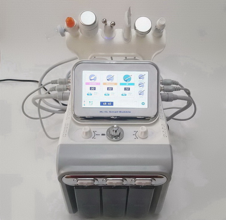 

New 6 in 1 Hydro Dermabrasion Water Peeling Deep Cleansing BIO Lifting RF Skin Rejuvenation Cold Hammer Spa Hydra Dermabrasion Machine Home Use
