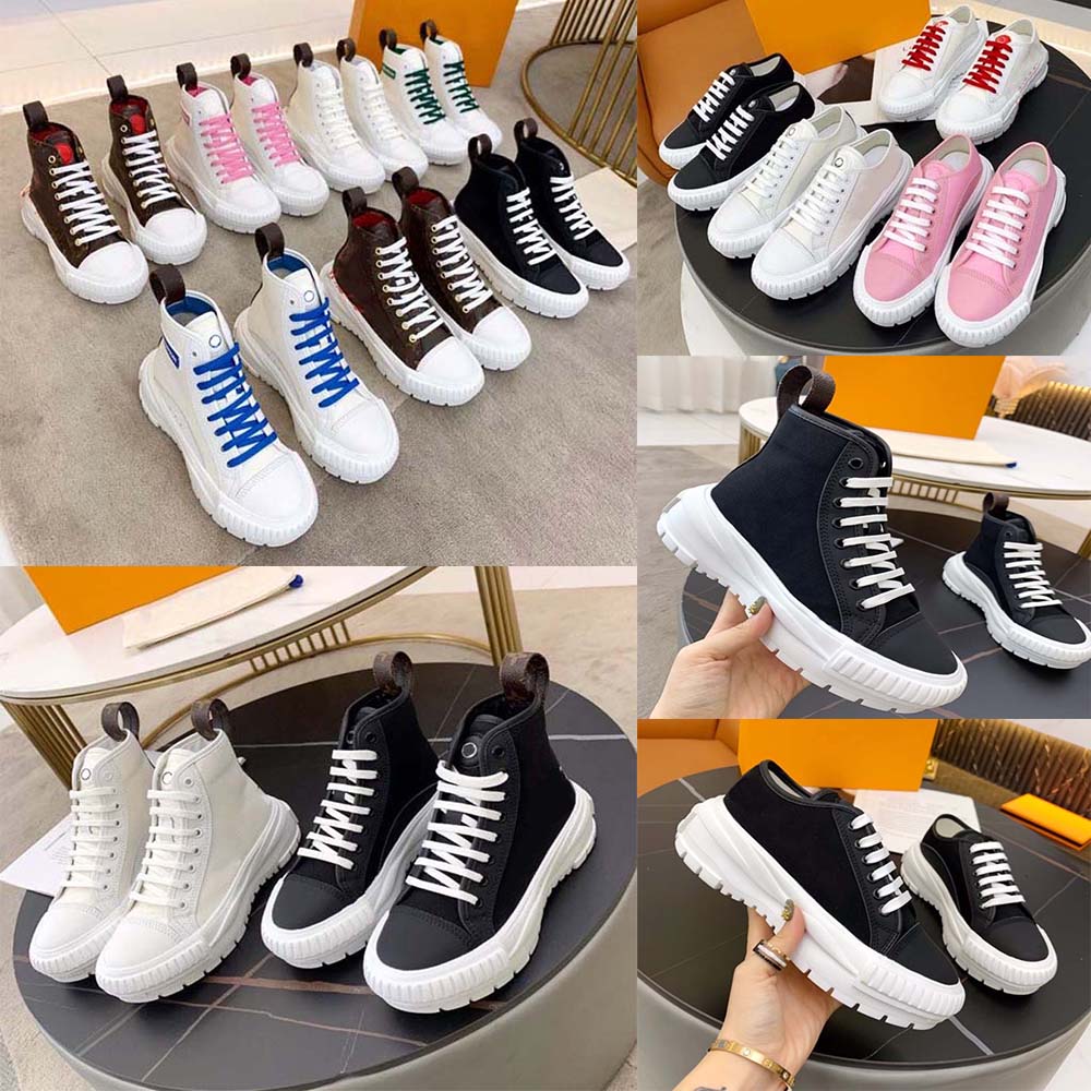 

Top Quality Women Designer shoes sneakers Leather Sneaker Embroidery Classic Trainers Lover Trainer With Box home011 030